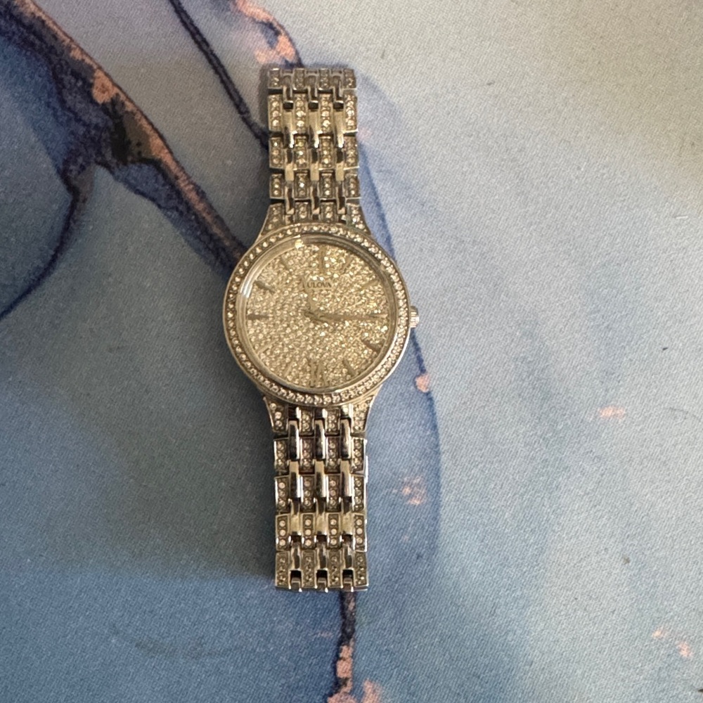 Bulova Silver Bracelet Watch